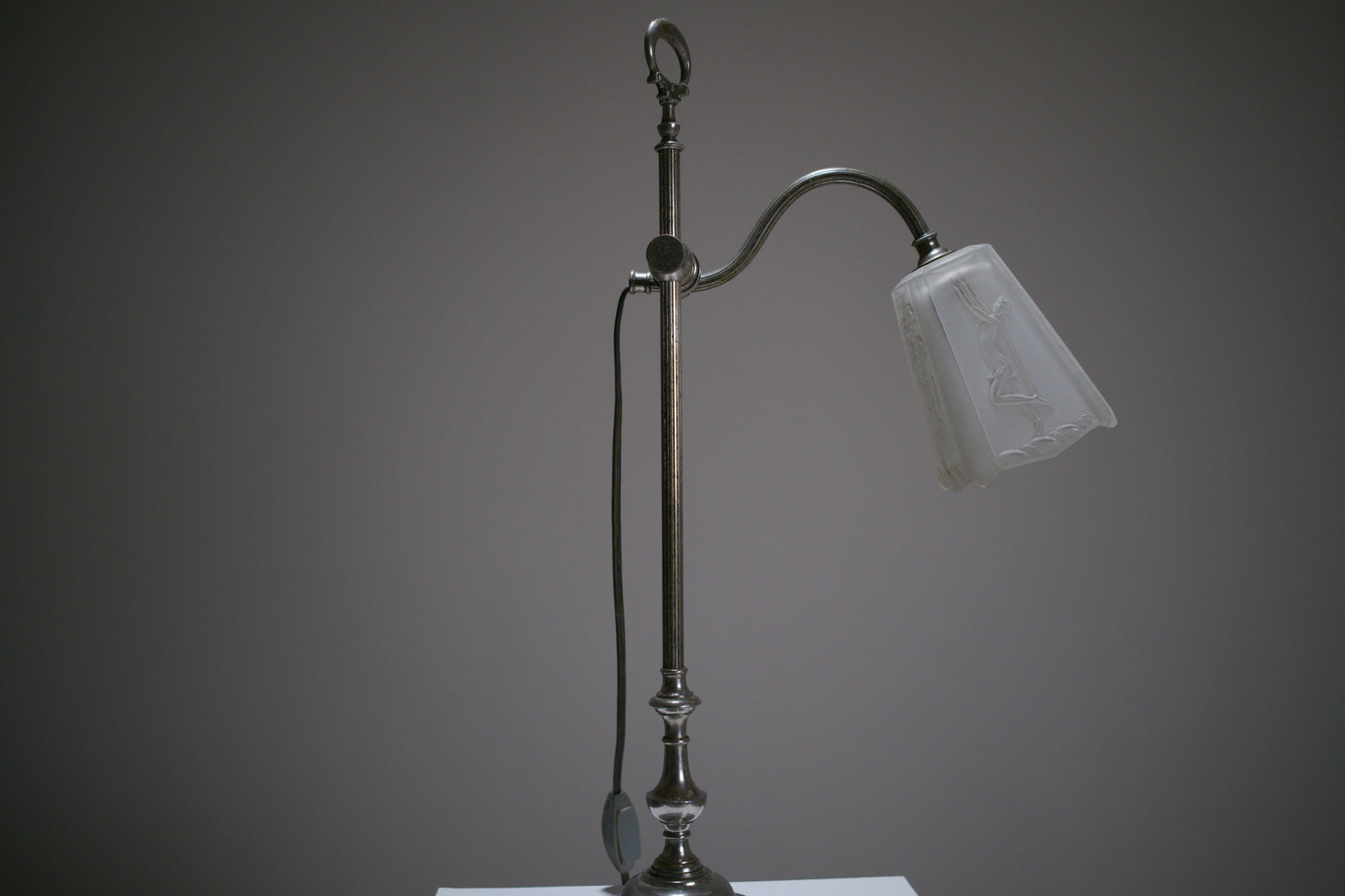 Lampe de bureau Art déco ajustable, vers 1930