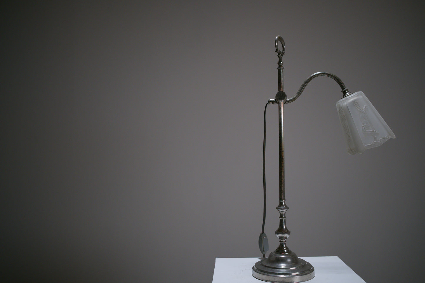 Lampe de bureau Art déco ajustable, vers 1930