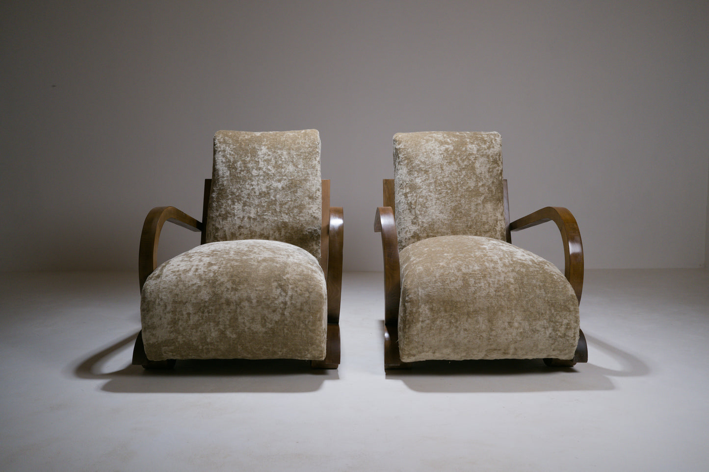 2 fauteuils "Parisienne d'ébenisterie". 1930