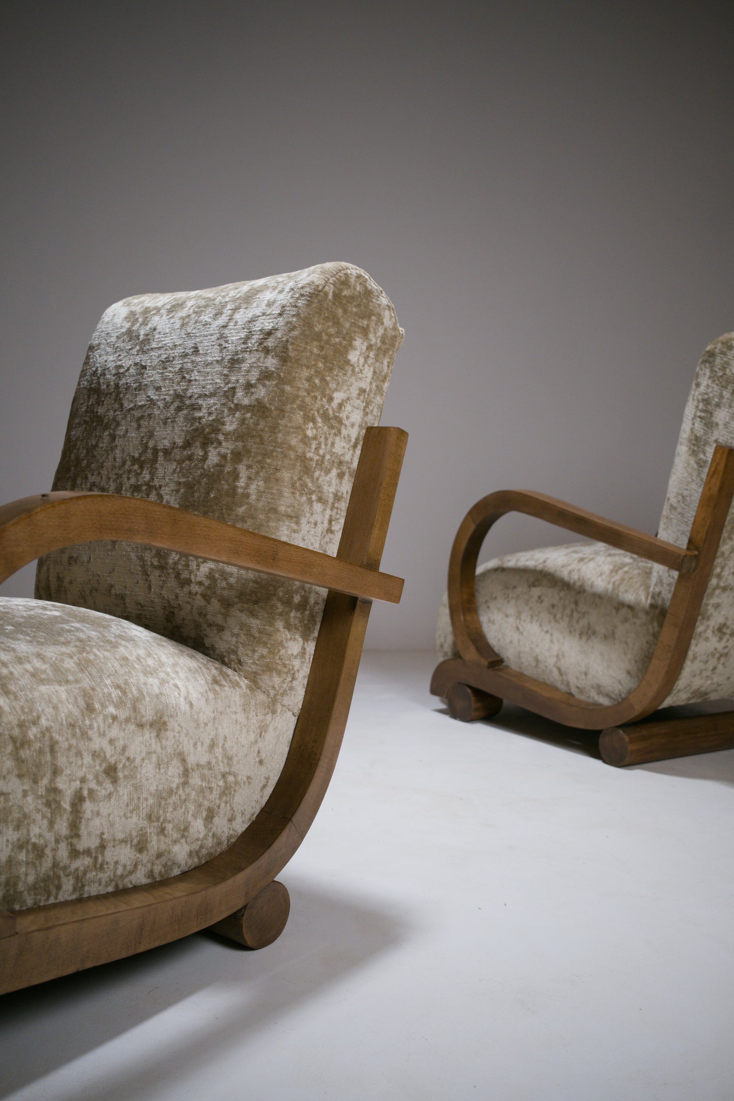 2 fauteuils "Parisienne d'ébenisterie". 1930