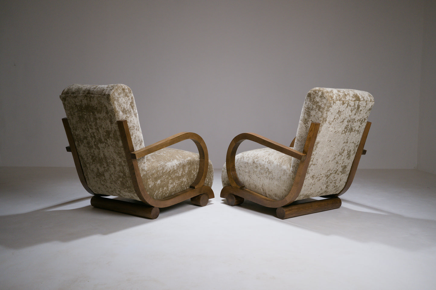 2 fauteuils "Parisienne d'ébenisterie". 1930