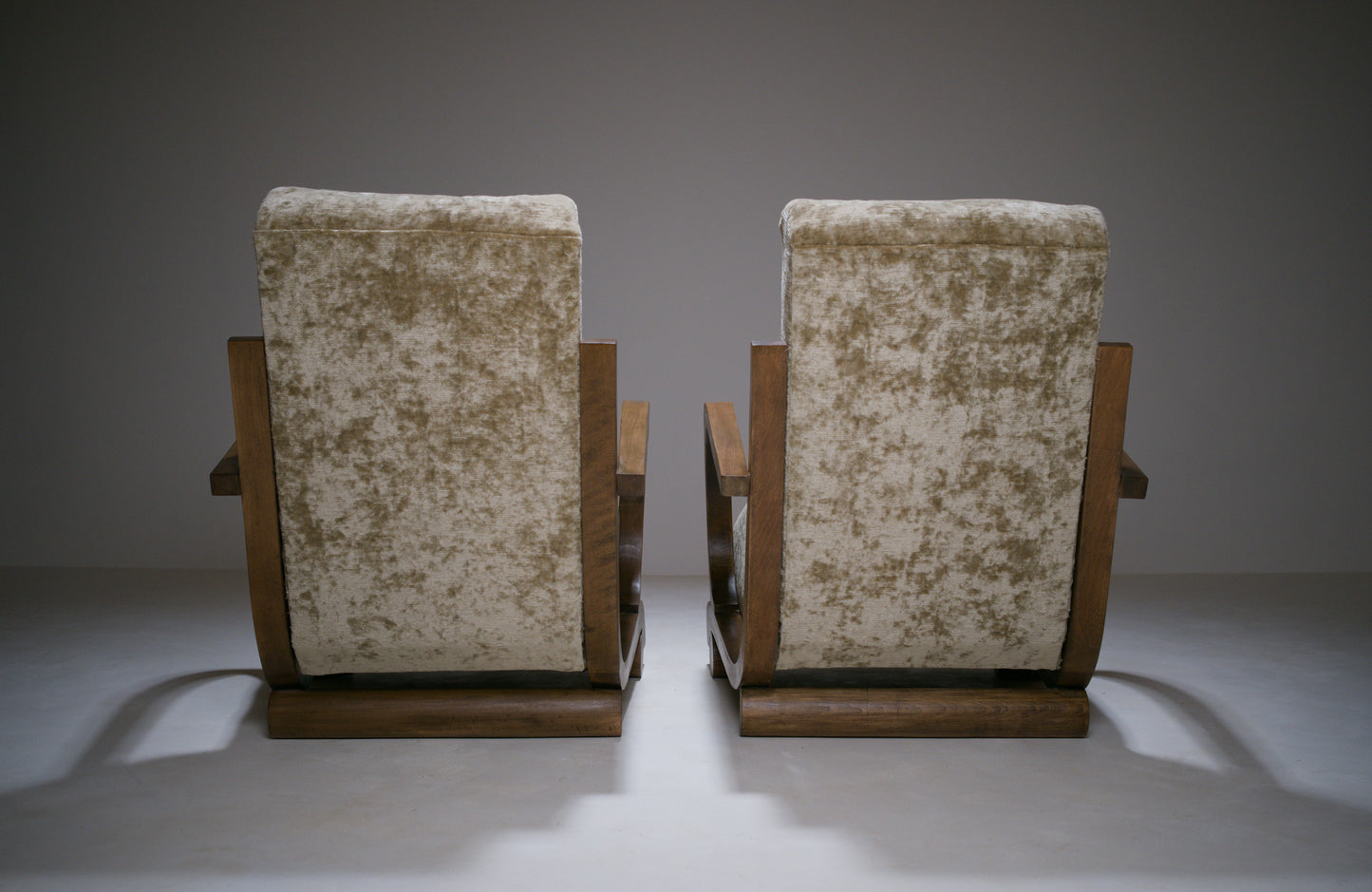 2 fauteuils "Parisienne d'ébenisterie". 1930