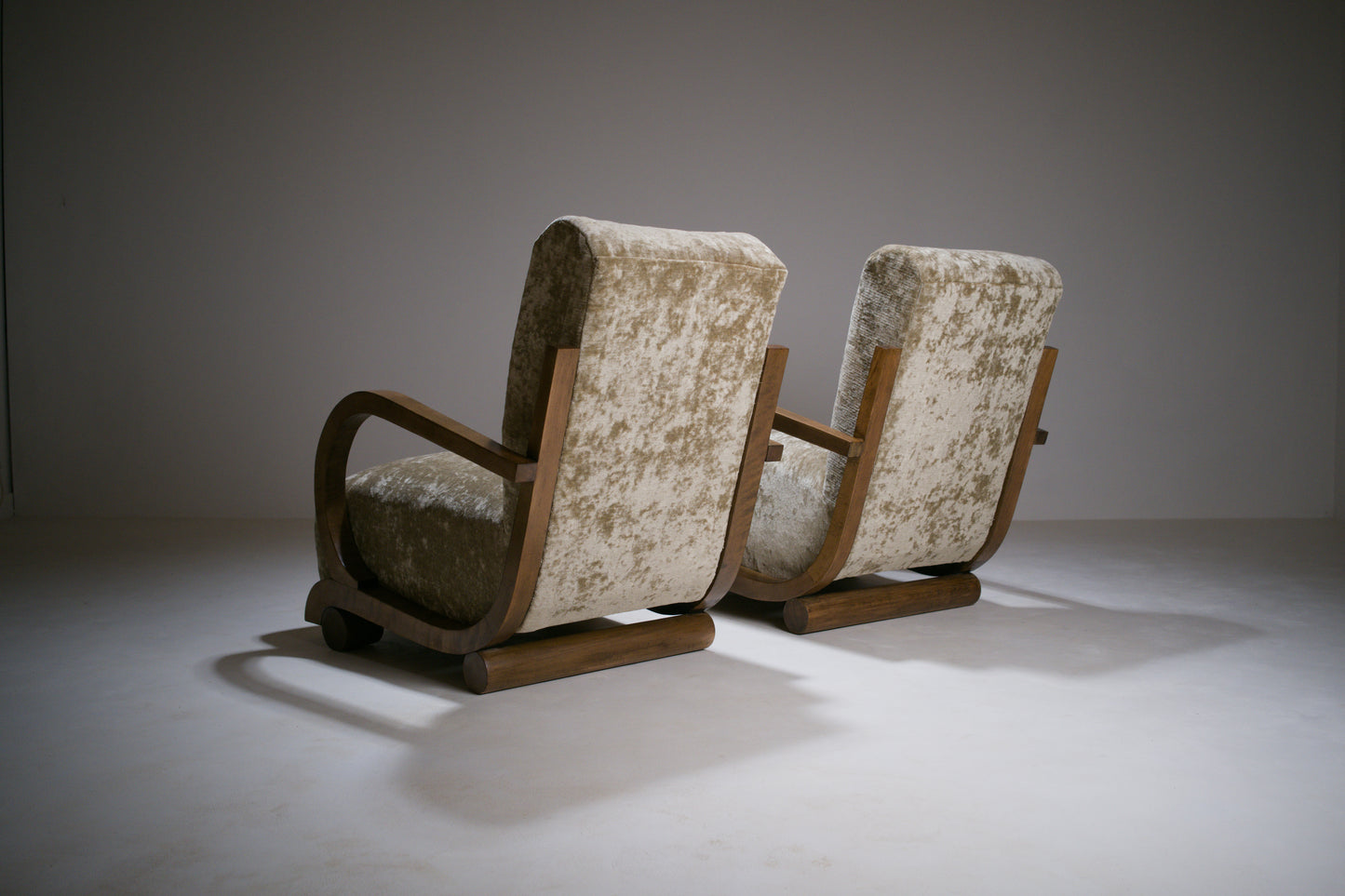 2 fauteuils "Parisienne d'ébenisterie". 1930