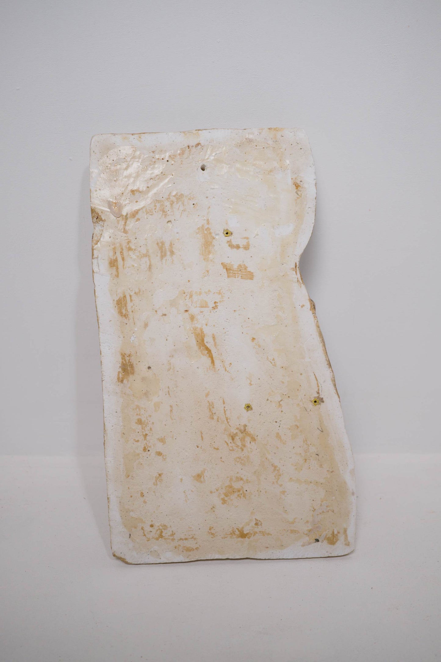 Antique patinated plaster bas-relief. C1900