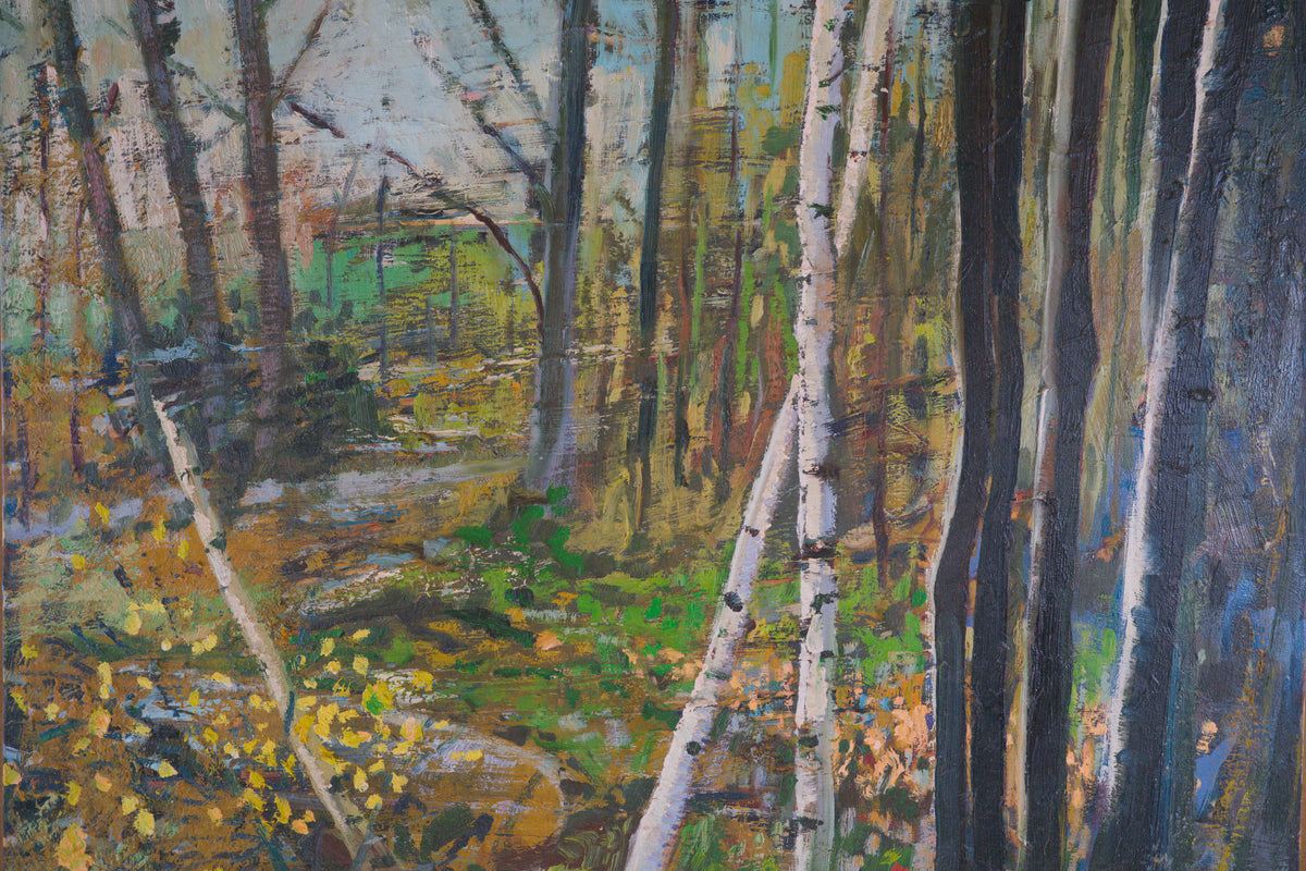 Huile sur toile postimpressionniste signée Sohier, 1980