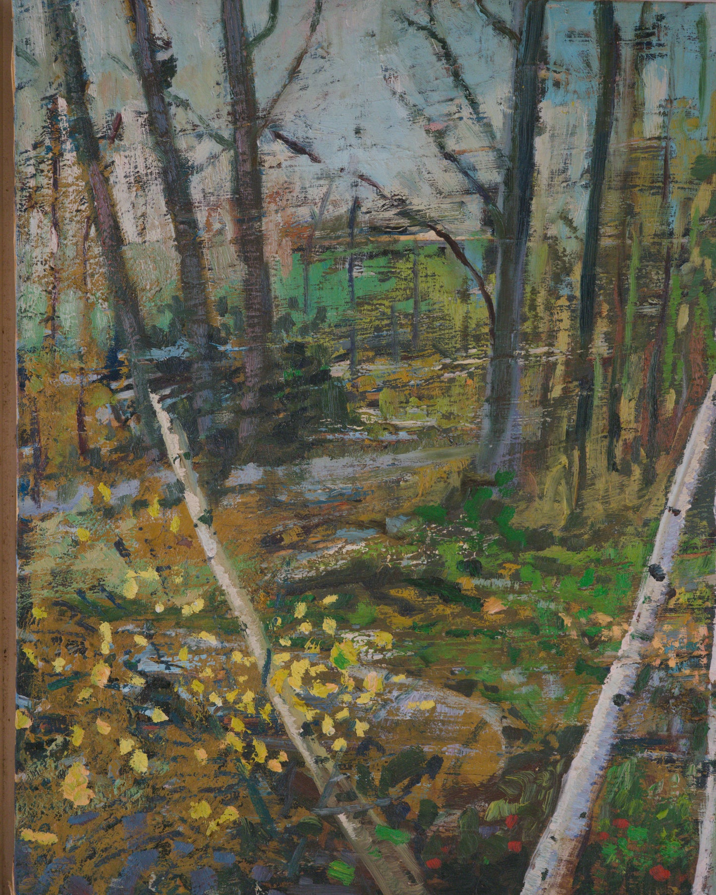 Huile sur toile postimpressionniste signée Sohier, 1980