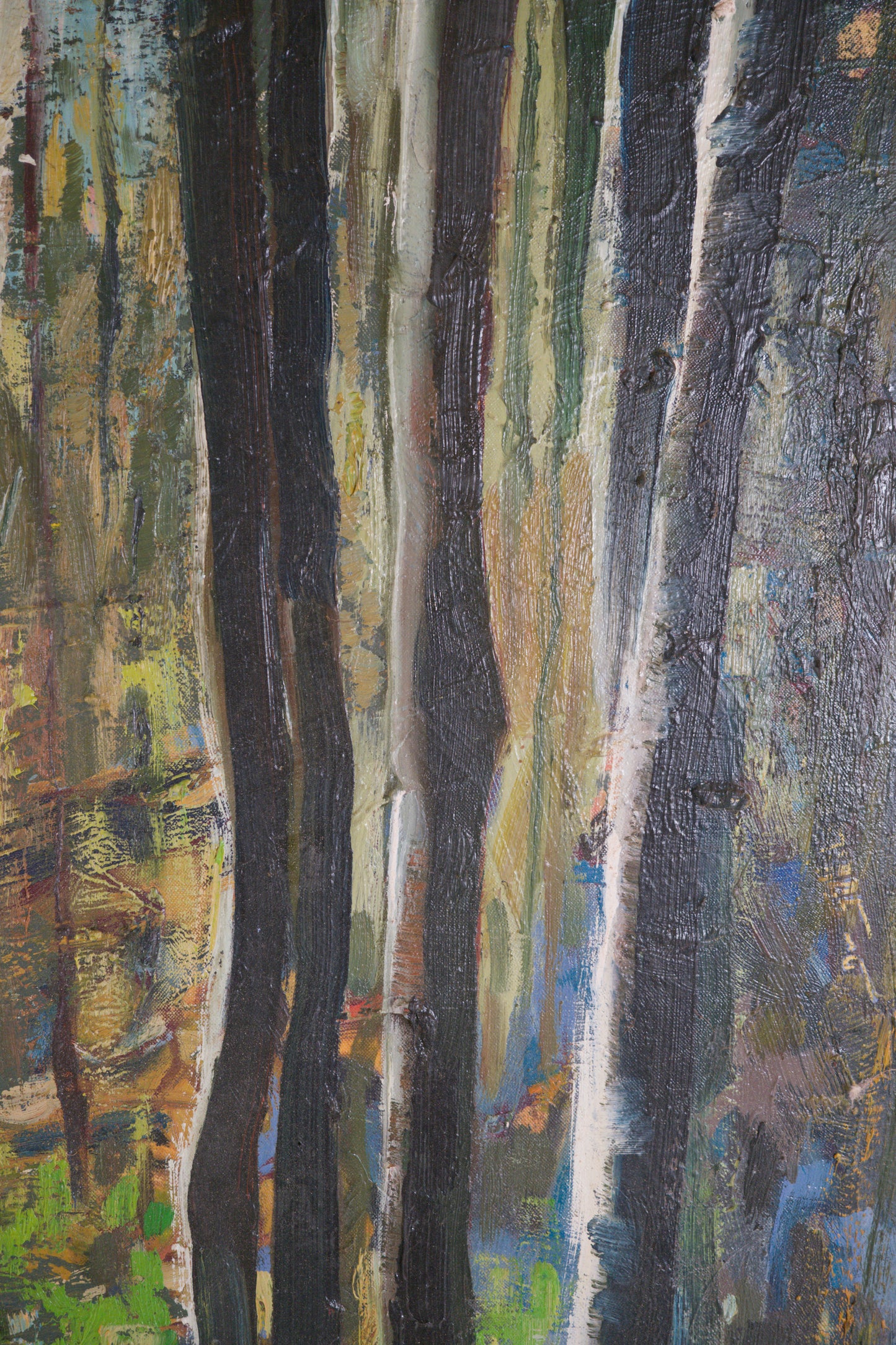 Huile sur toile postimpressionniste signée Sohier, 1980