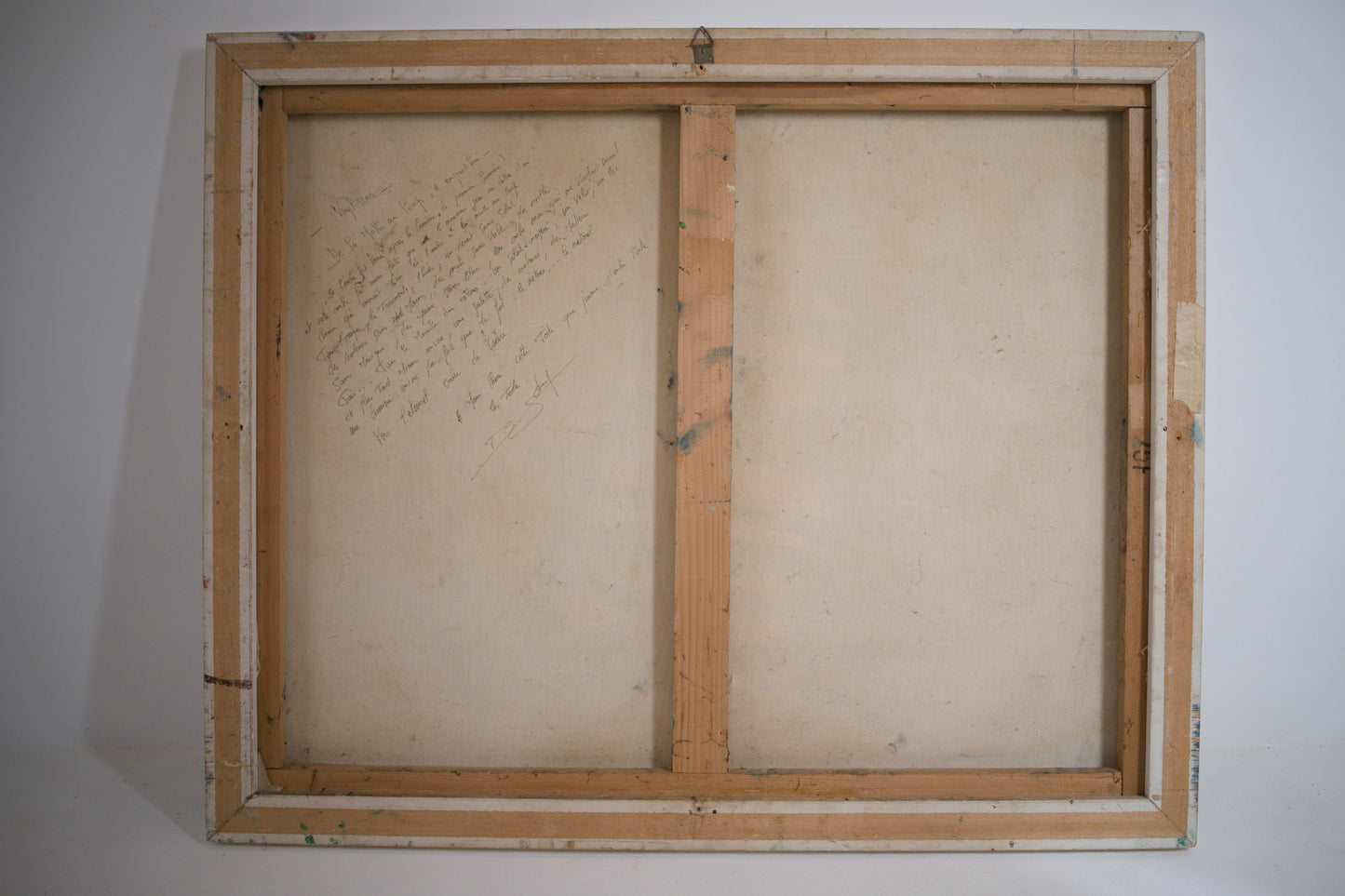 Huile sur toile postimpressionniste signée Sohier, 1980