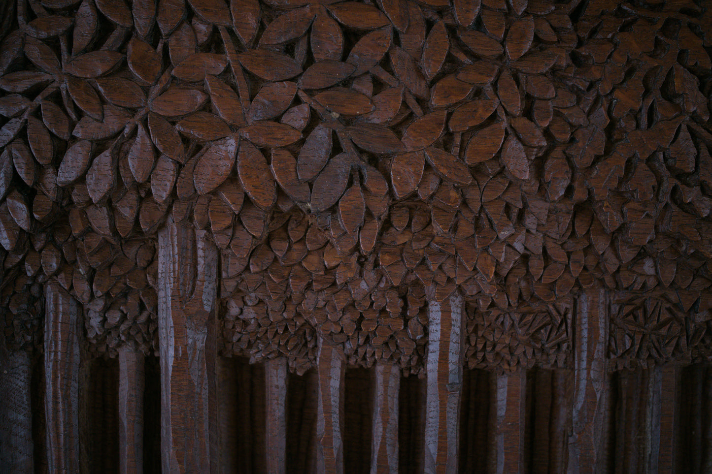 Large french carved wood panel, C1940