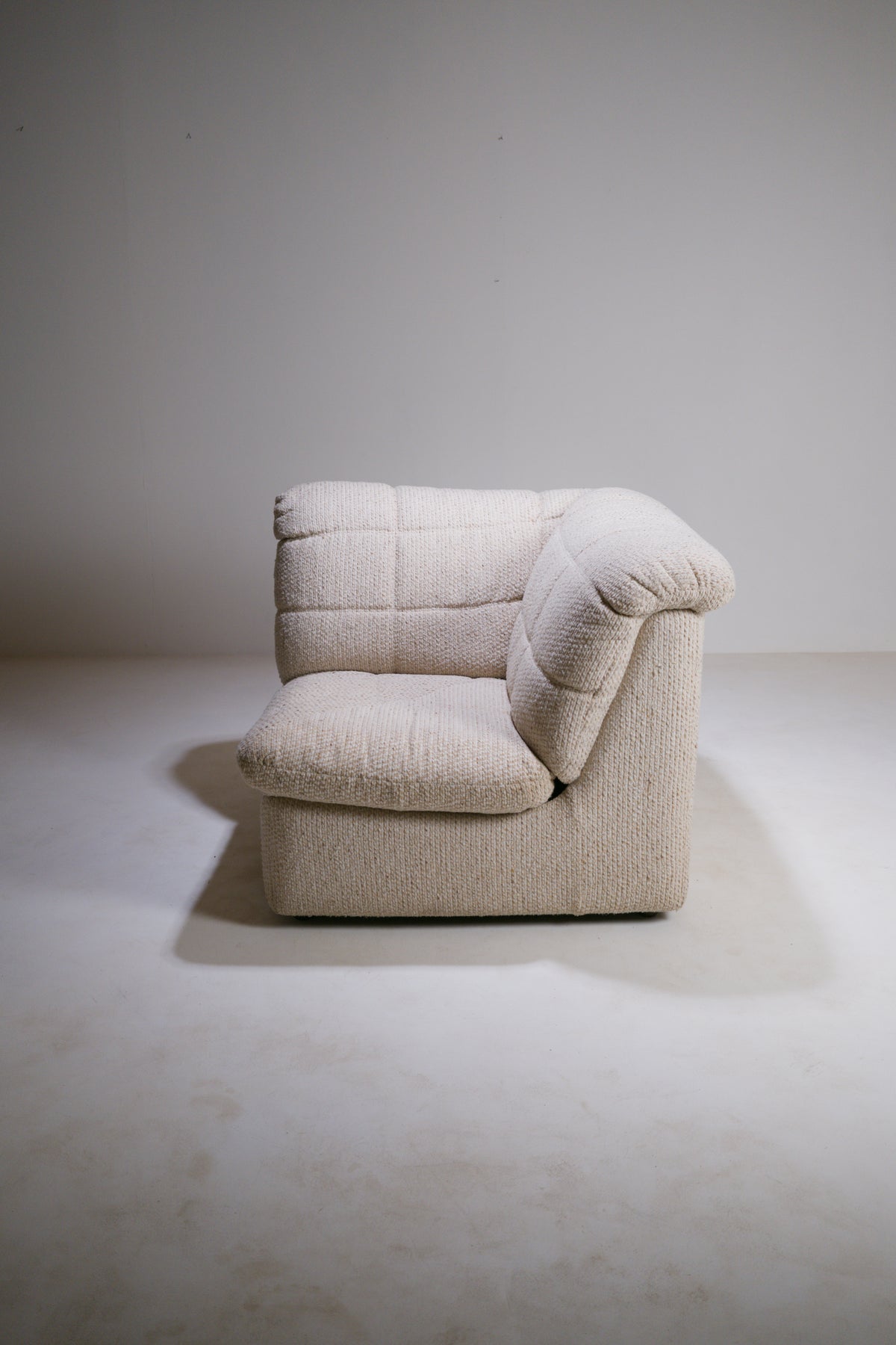 Sculptural Corner Lounge Chair, France, circa 1970–1980