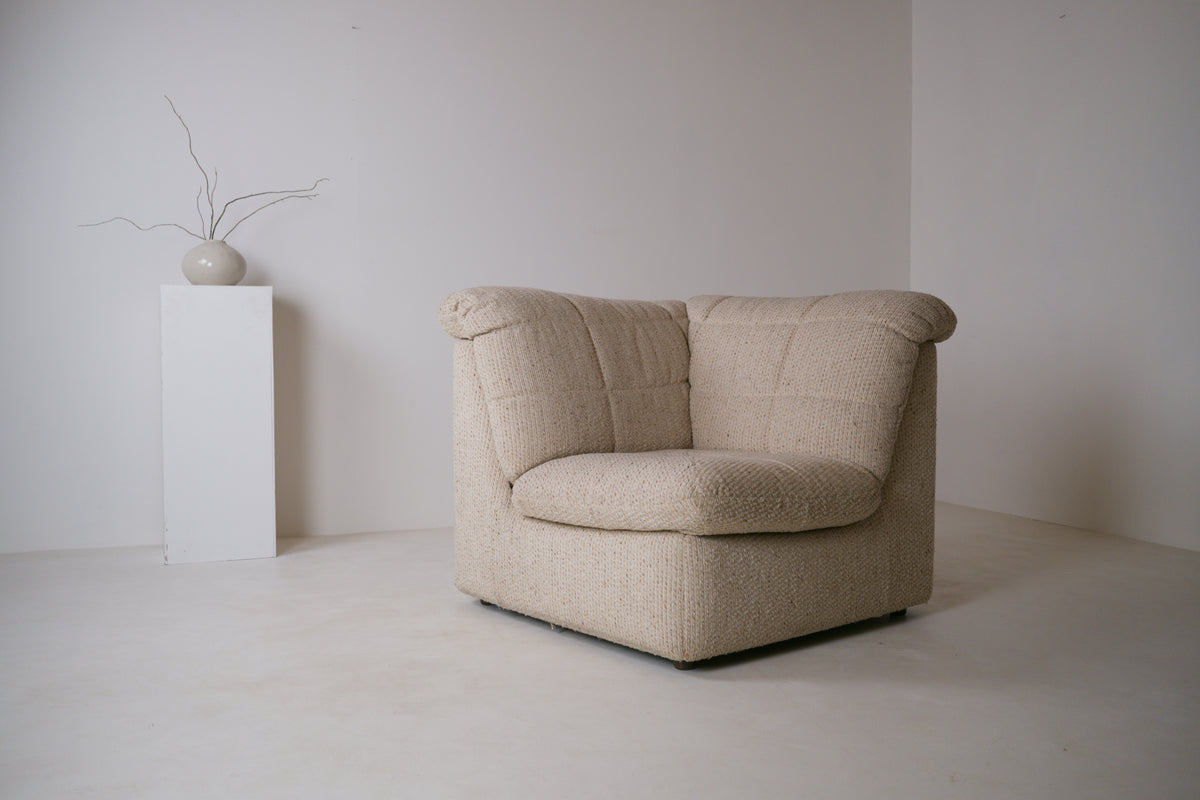 Sculptural Corner Lounge Chair, France, circa 1970–1980