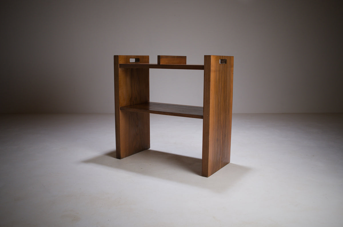 Rationalist veneered wood étagère, circa 1930