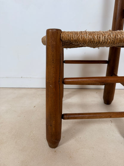 Ensemble de 4 chaises brutalistes