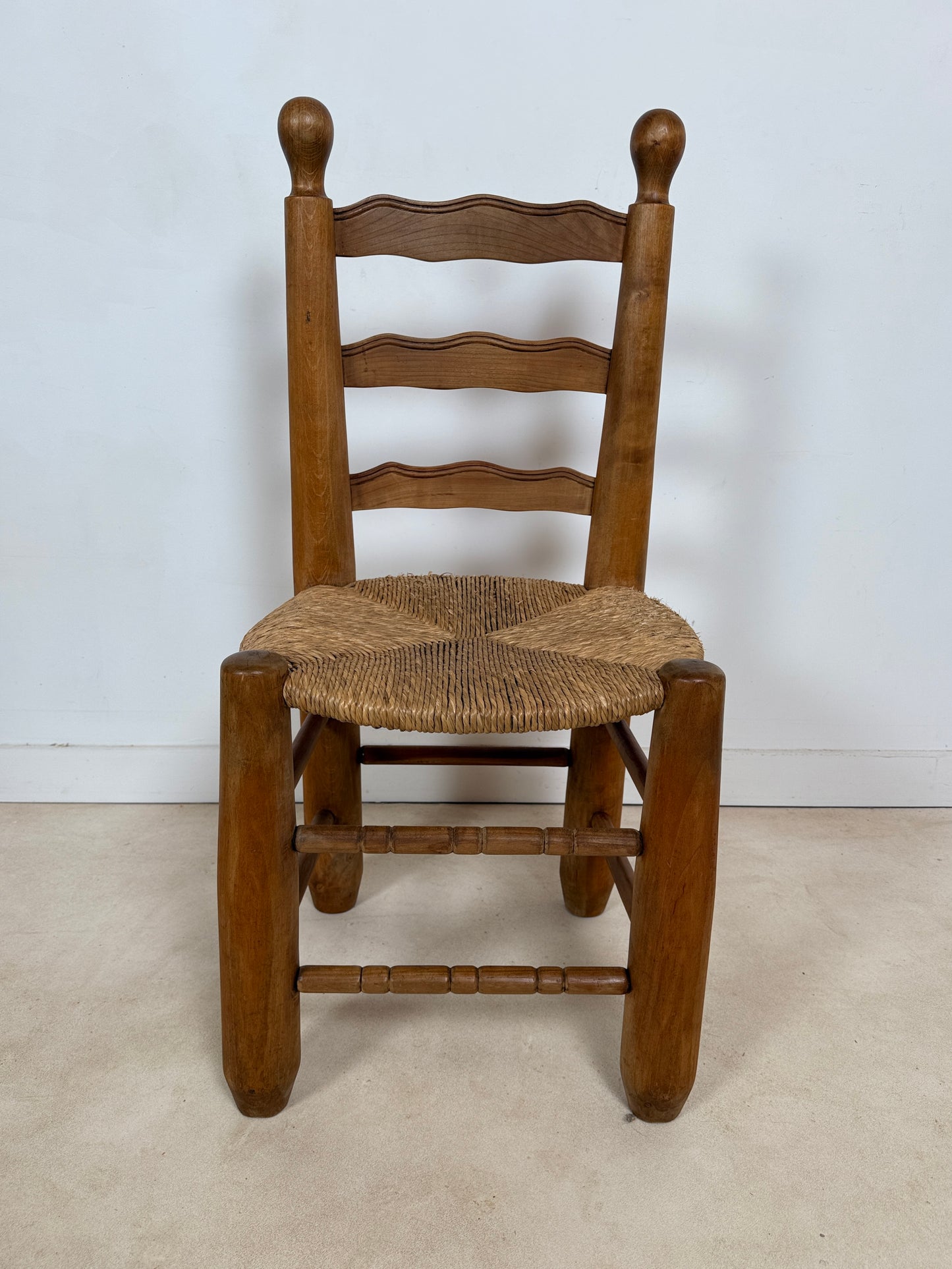 Ensemble de 4 chaises brutalistes
