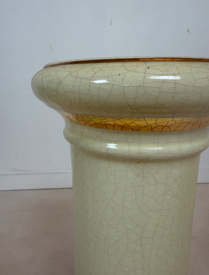 Sellette colonne vintage en céramique
