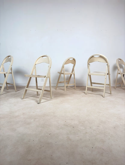 Ensemble de 5 chaises pliantes « B 751 » par Thonet Mundus
