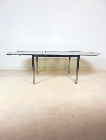 Table à rallonges extensibles attribuée à Milo Baughman
