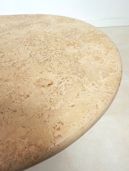 Table basse en travertin