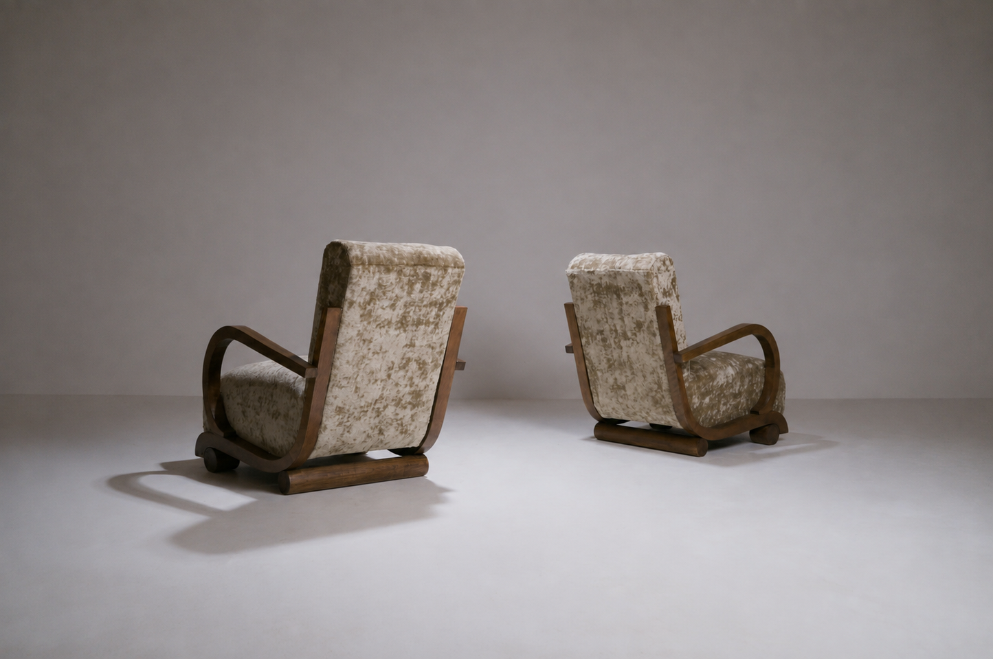2 fauteuils "Parisienne d'ébenisterie". 1930