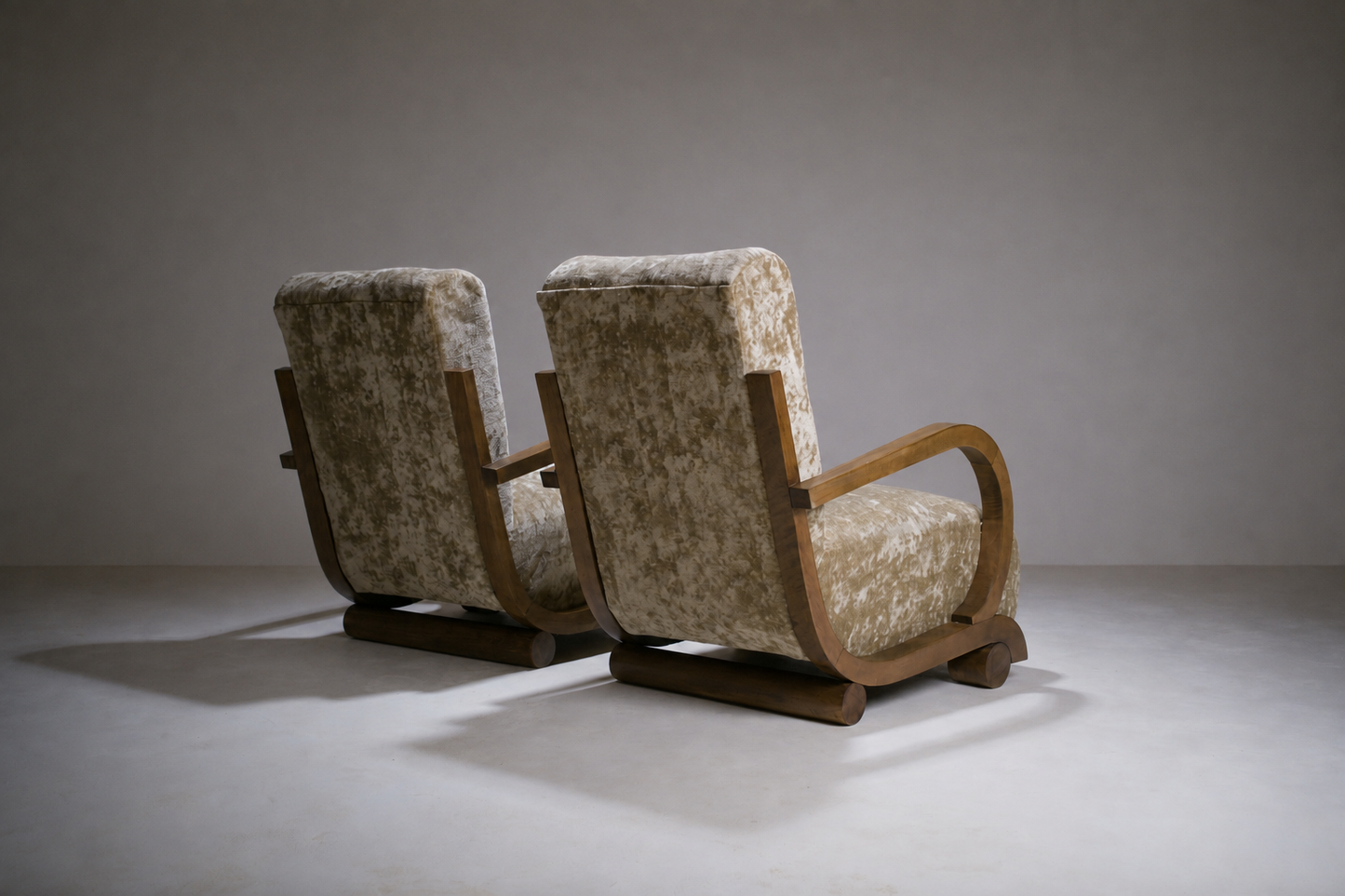 2 fauteuils "Parisienne d'ébenisterie". 1930