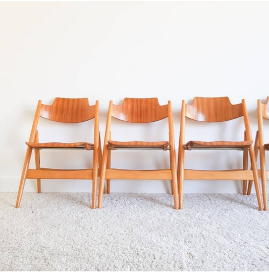 Ensemble de 7 chaises SE18 par Egon Eiermann