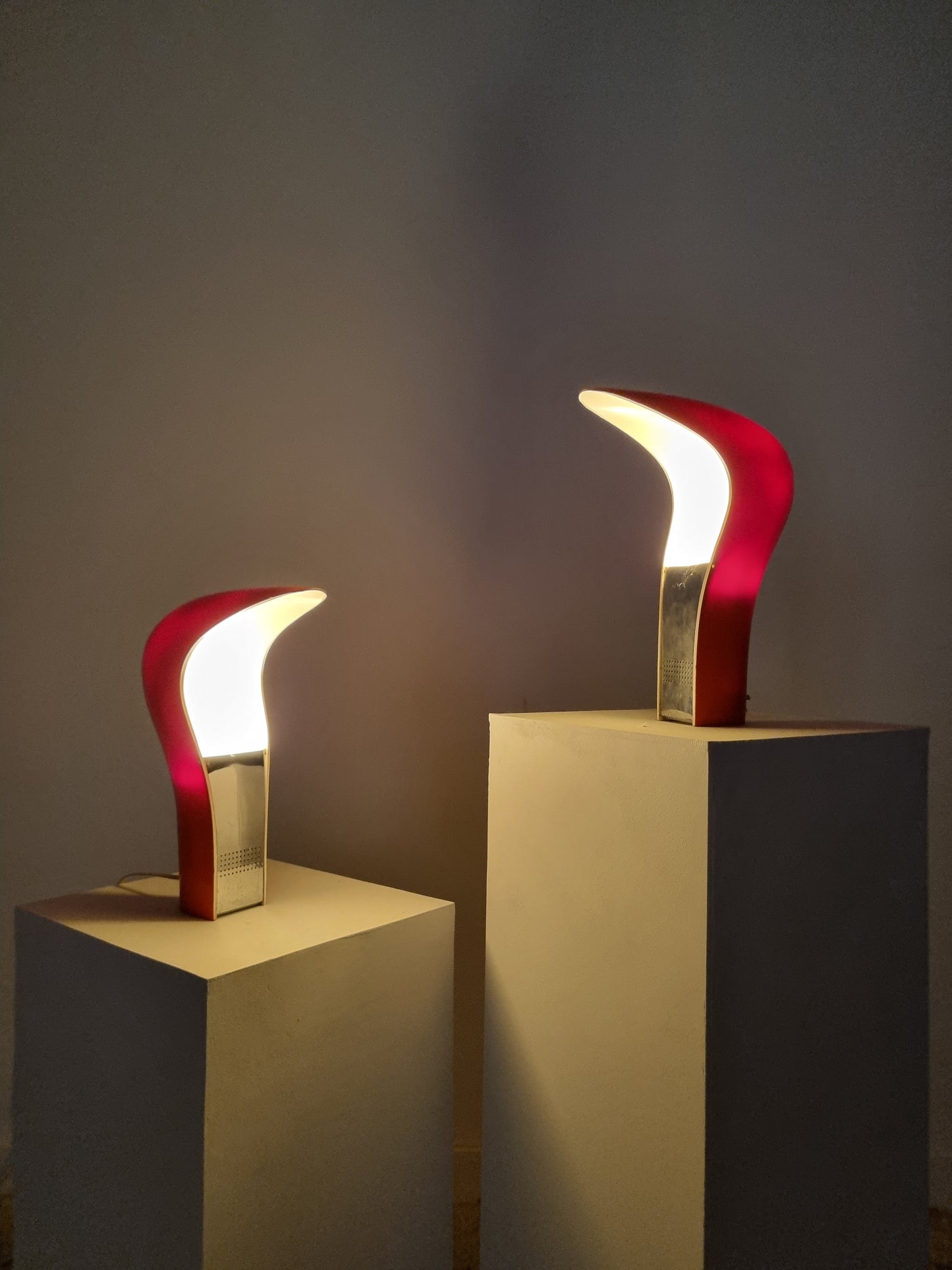Ensemble de 2 lampes "Pelota" par Caesare Casati